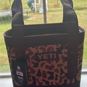 YETI Brown Camouflage Tote Bag